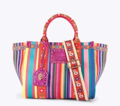 Bolso mini Kurt Geiger rayas colores